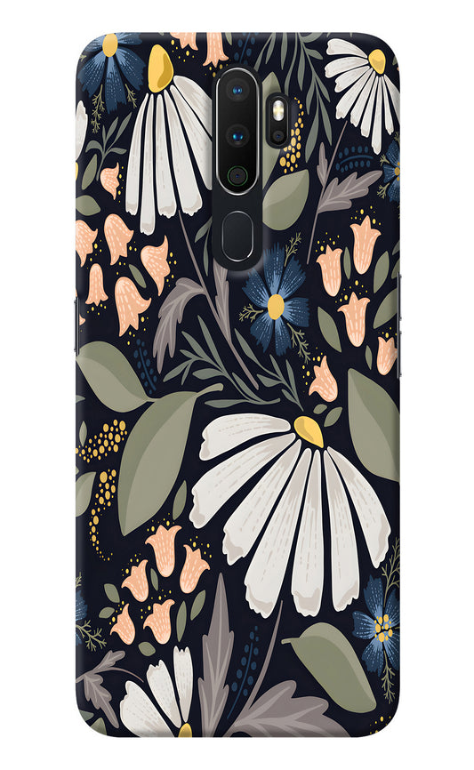 Flowers Art Oppo A5 2020/A9 2020 Back Cover