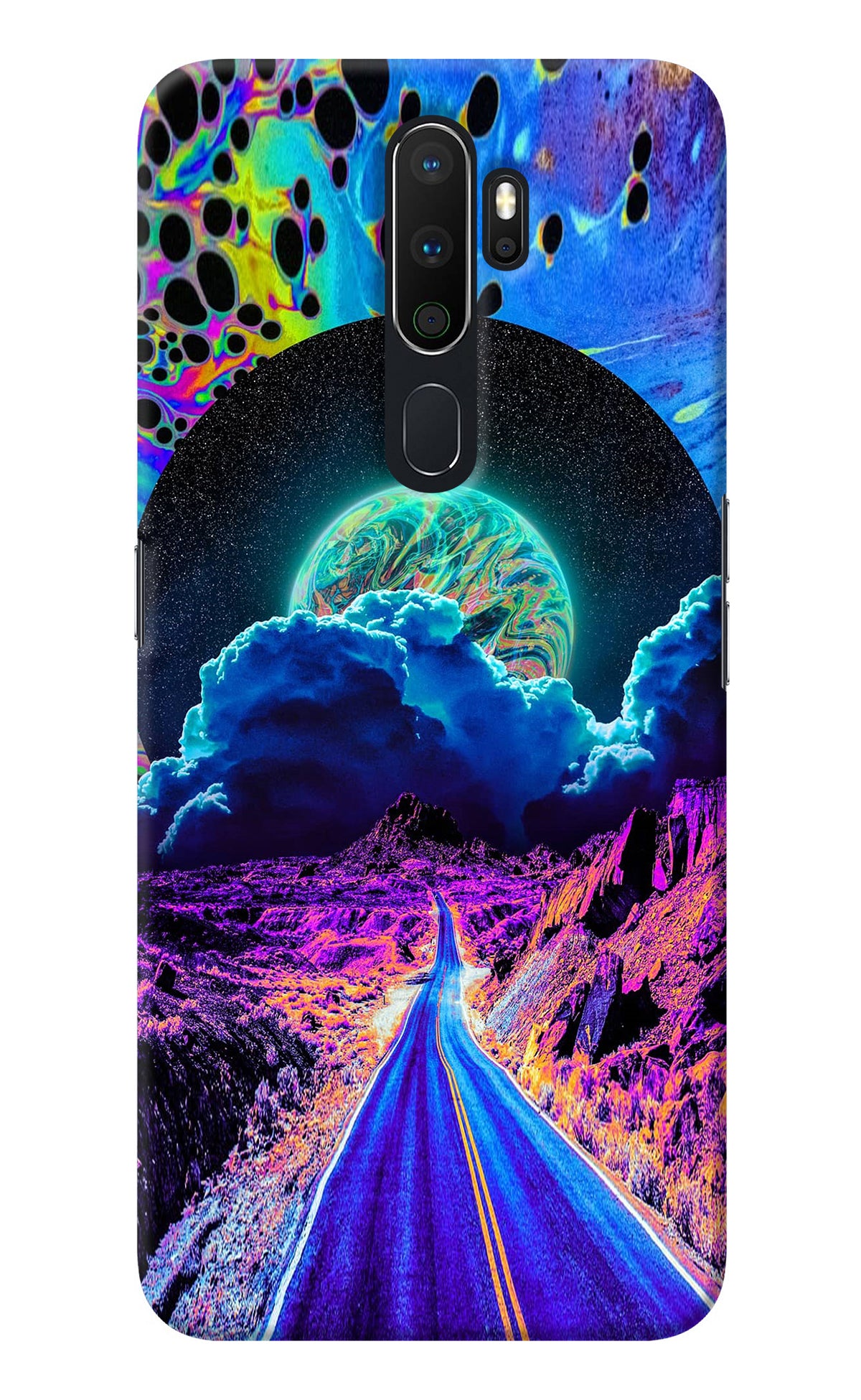 Psychedelic Painting Oppo A5 2020/A9 2020 Back Cover