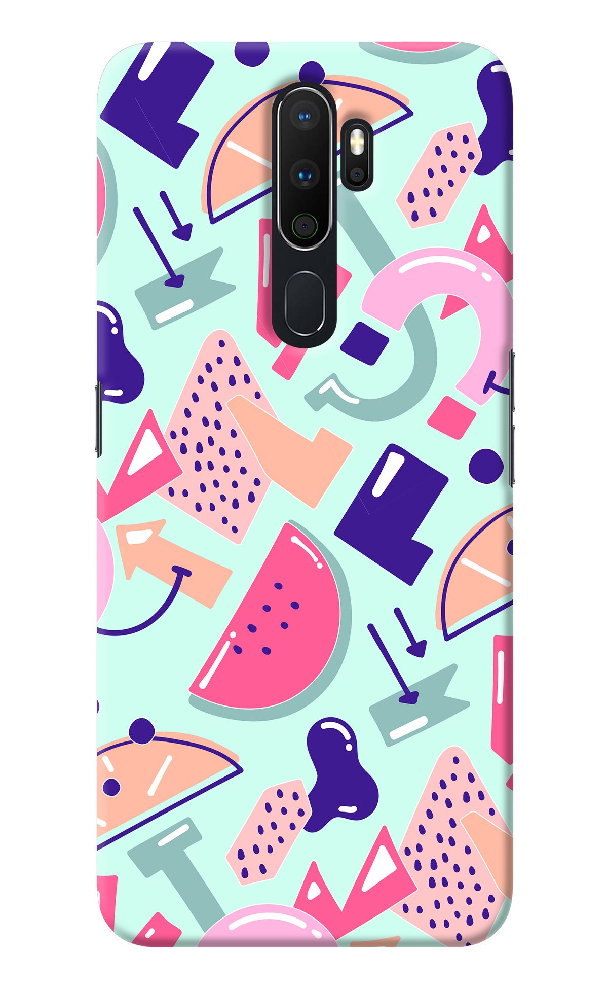 Doodle Pattern Oppo A5 2020/A9 2020 Back Cover