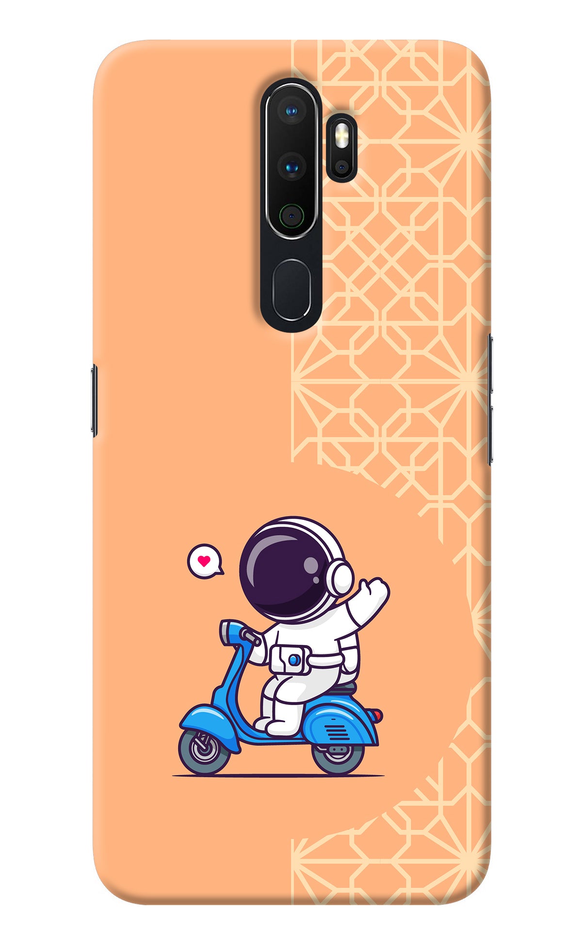 Cute Astronaut Riding Oppo A5 2020/A9 2020 Back Cover