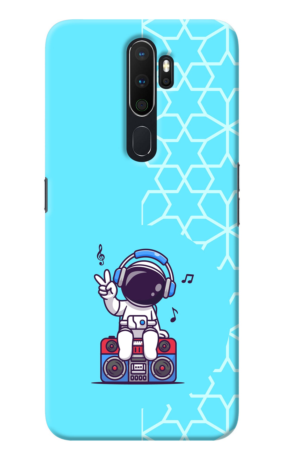 Cute Astronaut Chilling Oppo A5 2020/A9 2020 Back Cover