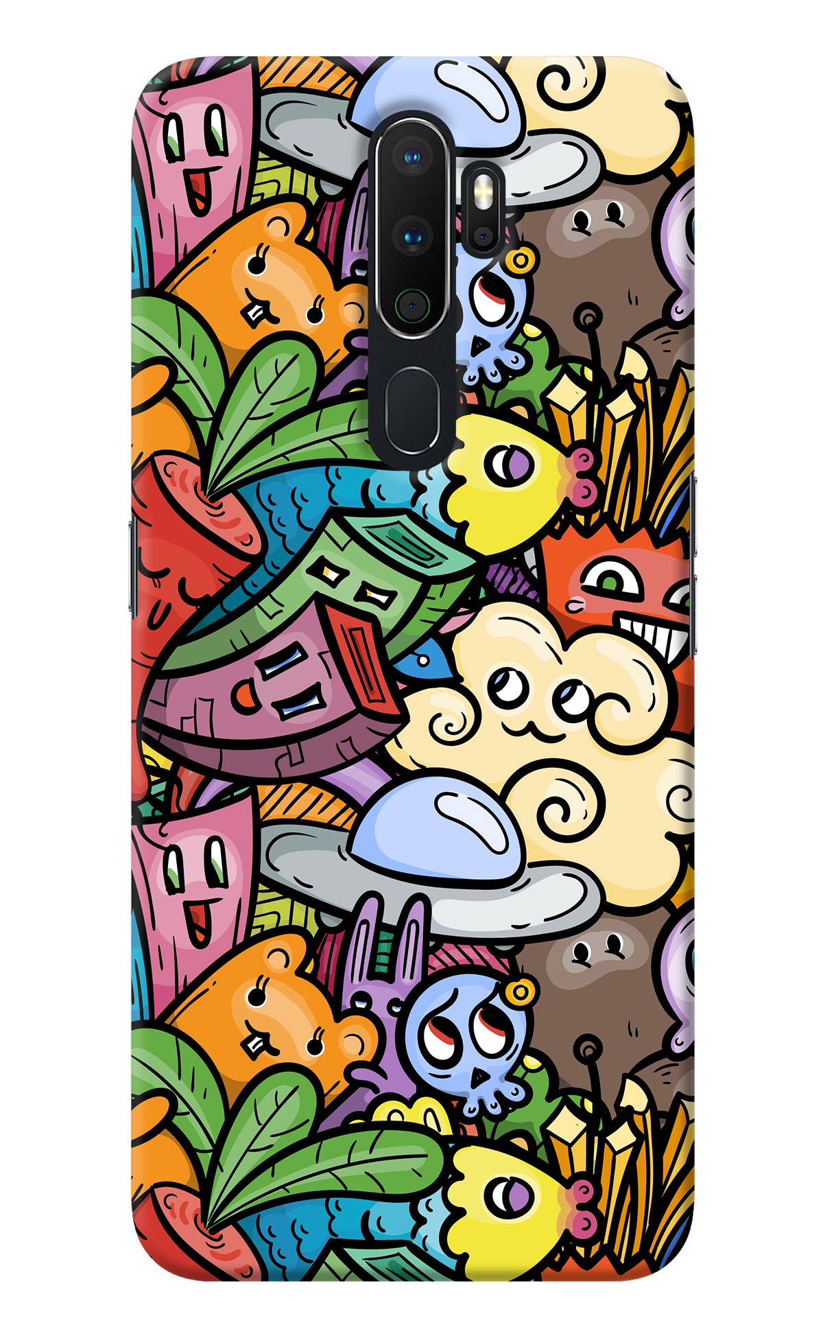Veggie Doodle Oppo A5 2020/A9 2020 Back Cover