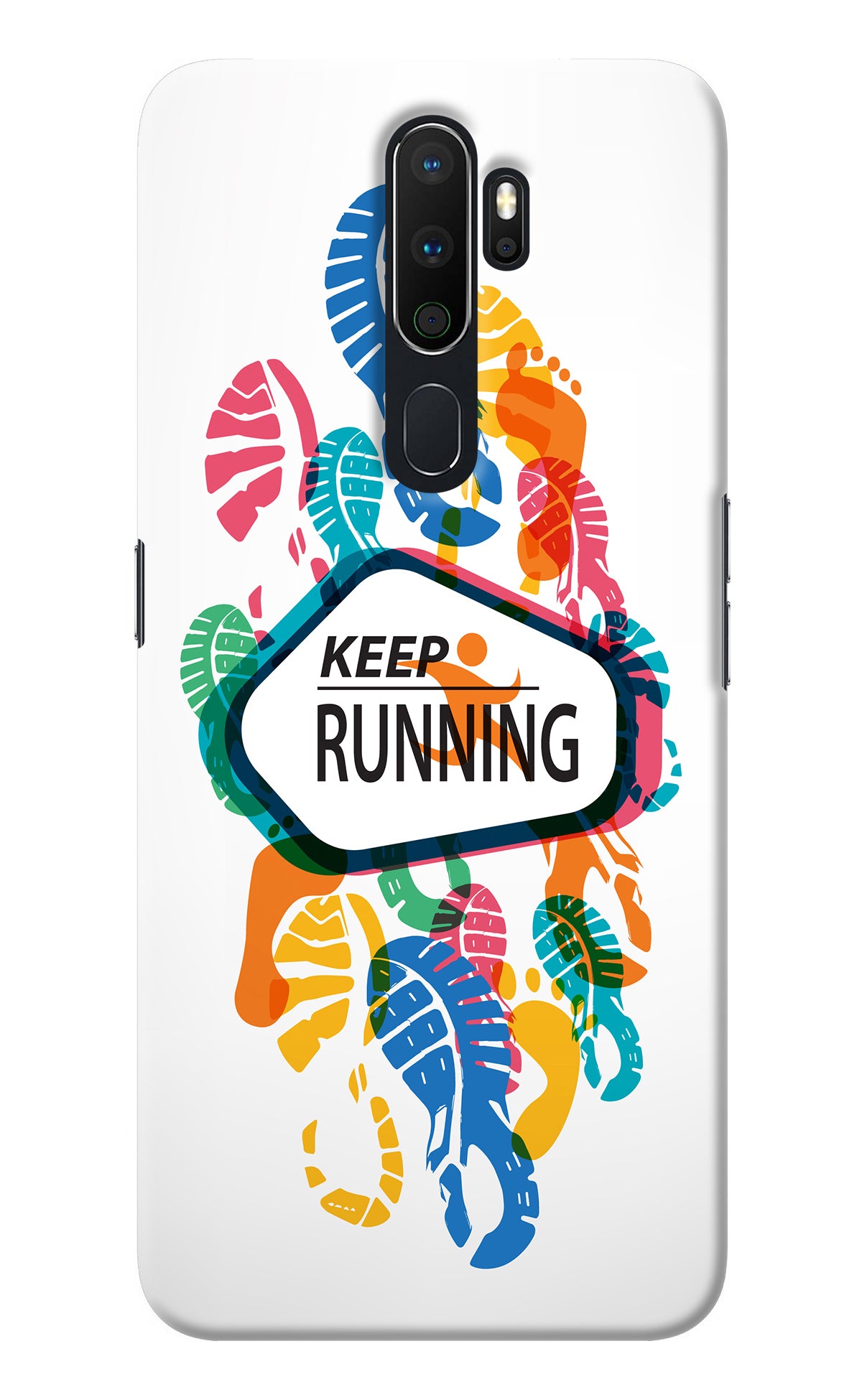 Keep Running Oppo A5 2020/A9 2020 Back Cover