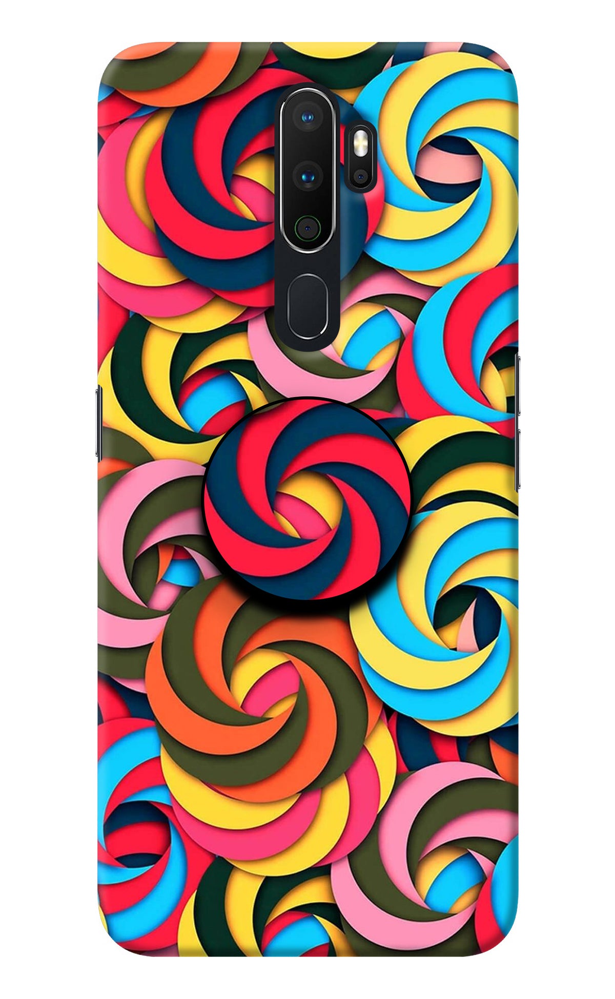 Spiral Pattern Oppo A5 2020/A9 2020 Pop Case