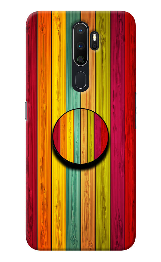 Multicolor Wooden Oppo A5 2020/A9 2020 Pop Case
