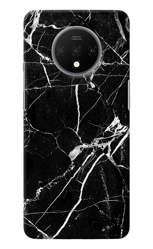 Black Marble Pattern Oneplus 7T Back Cover