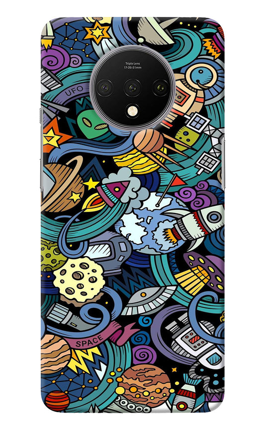 Space Abstract Oneplus 7T Back Cover