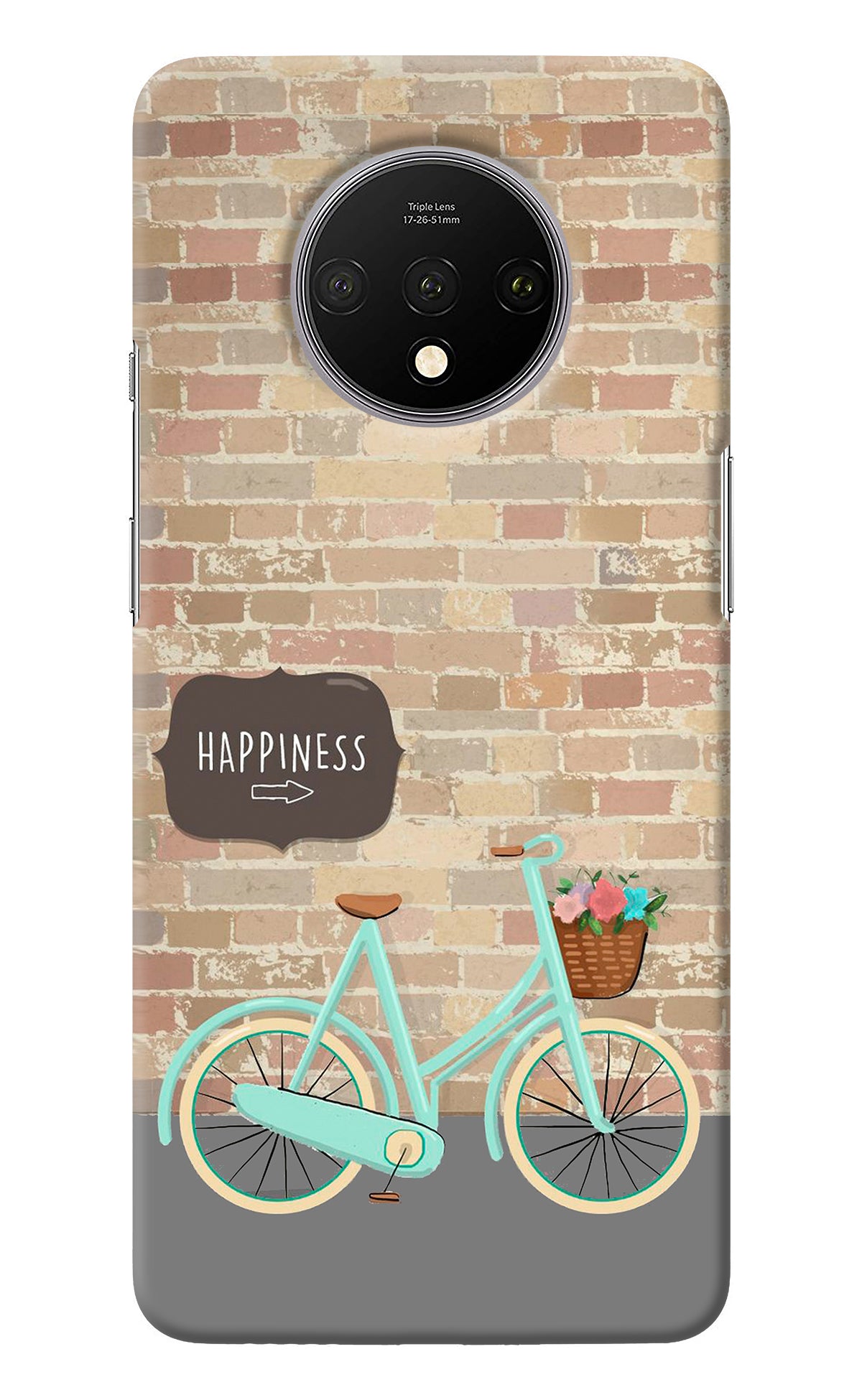 Happiness Artwork Oneplus 7T Back Cover