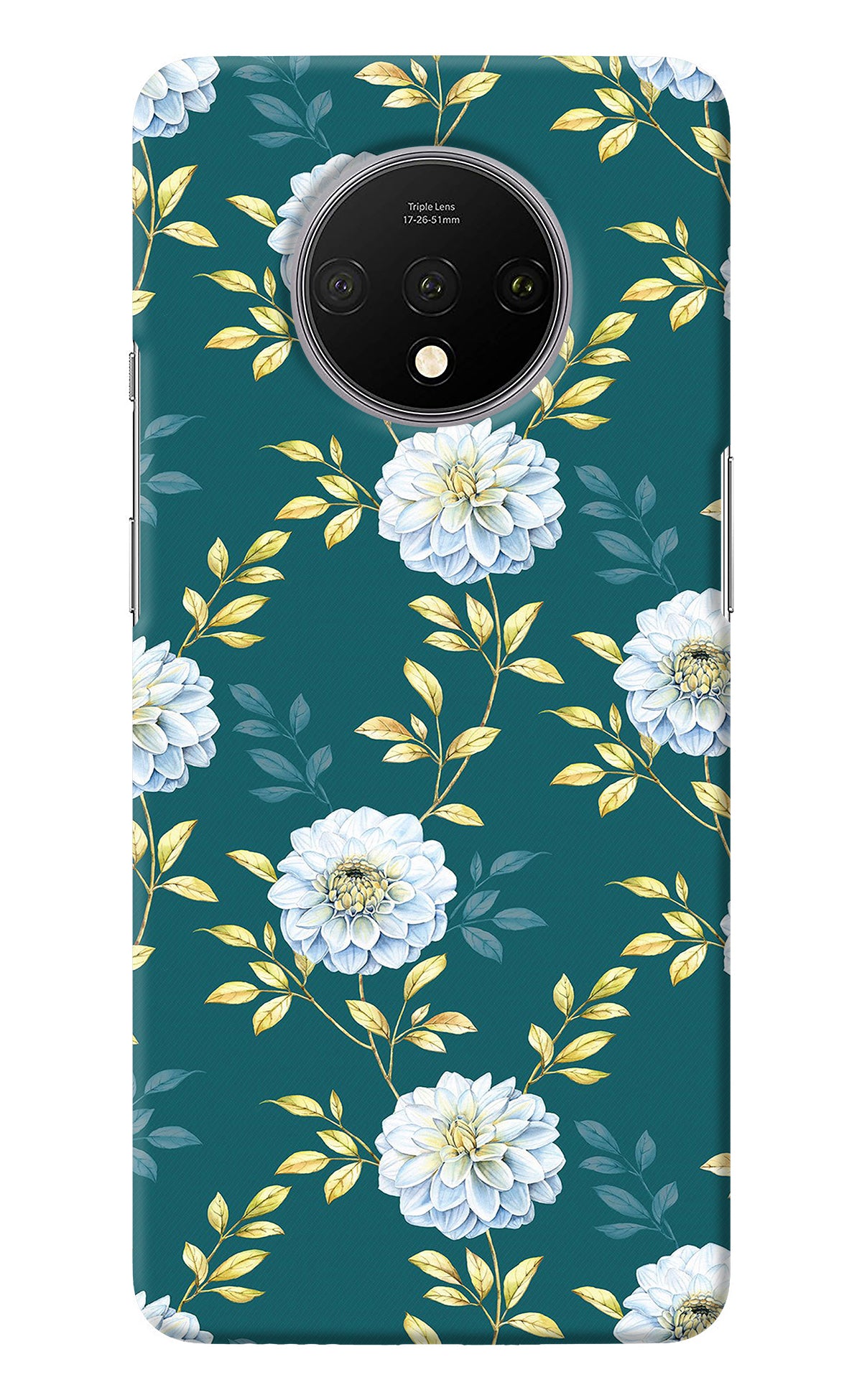 Flowers Oneplus 7T Back Cover