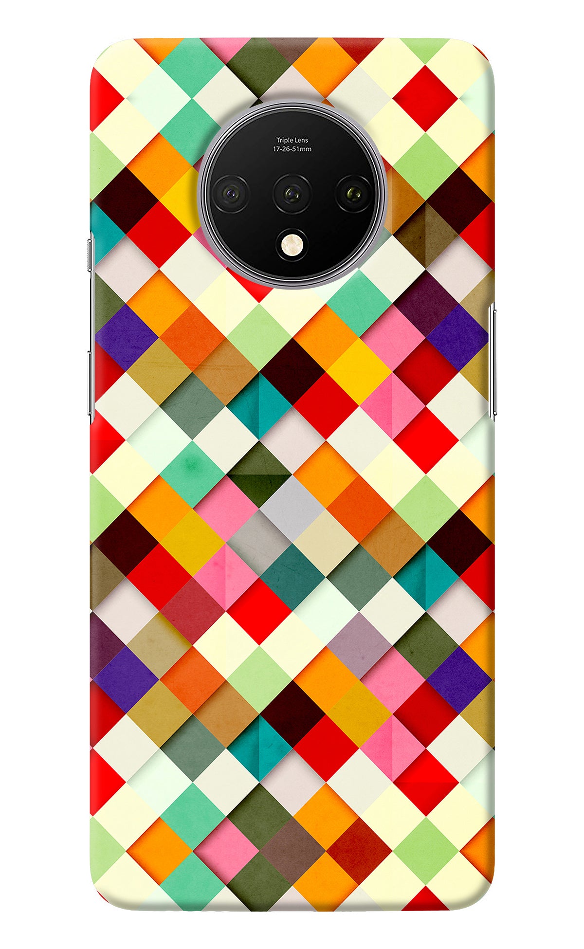 Geometric Abstract Colorful Oneplus 7T Back Cover