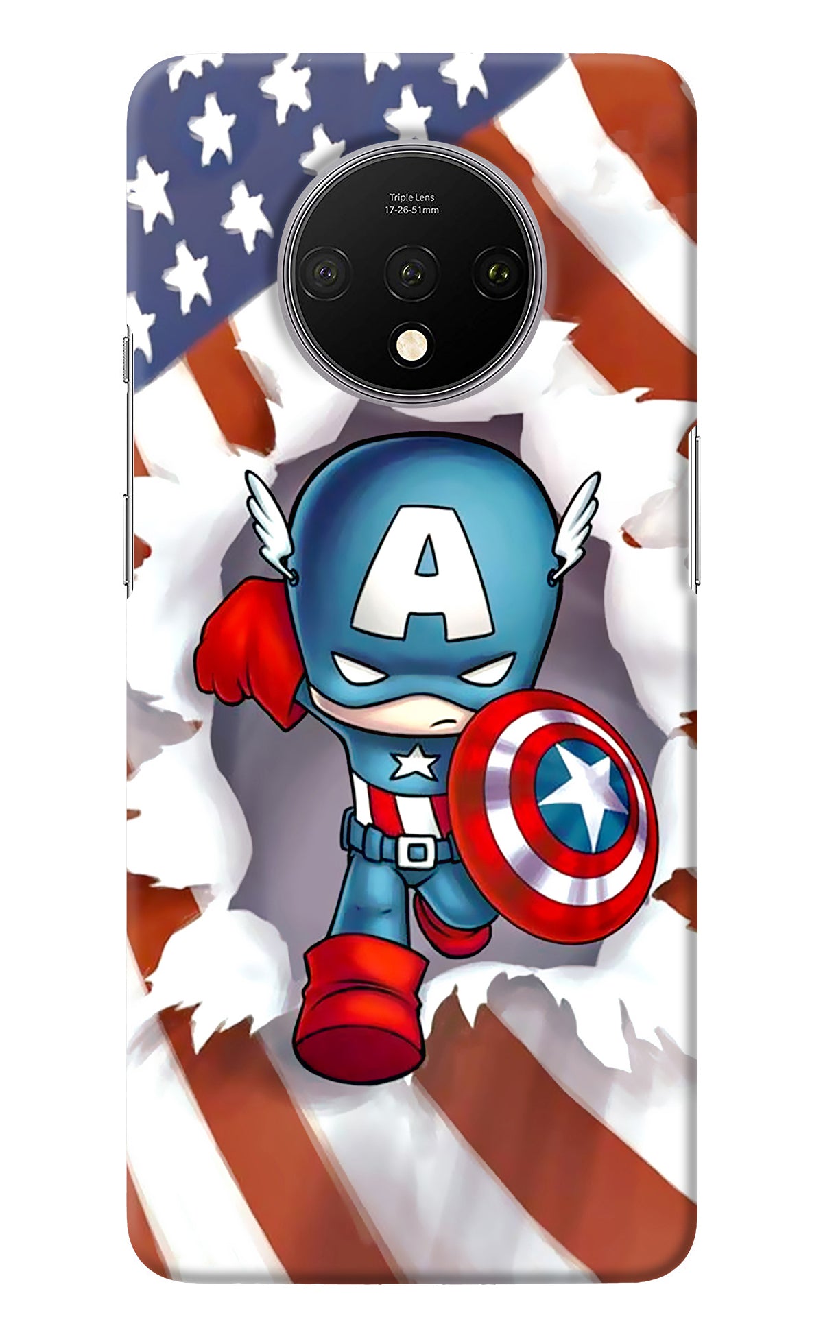 Captain America Oneplus 7T Back Cover