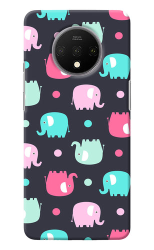 Elephants Oneplus 7T Back Cover