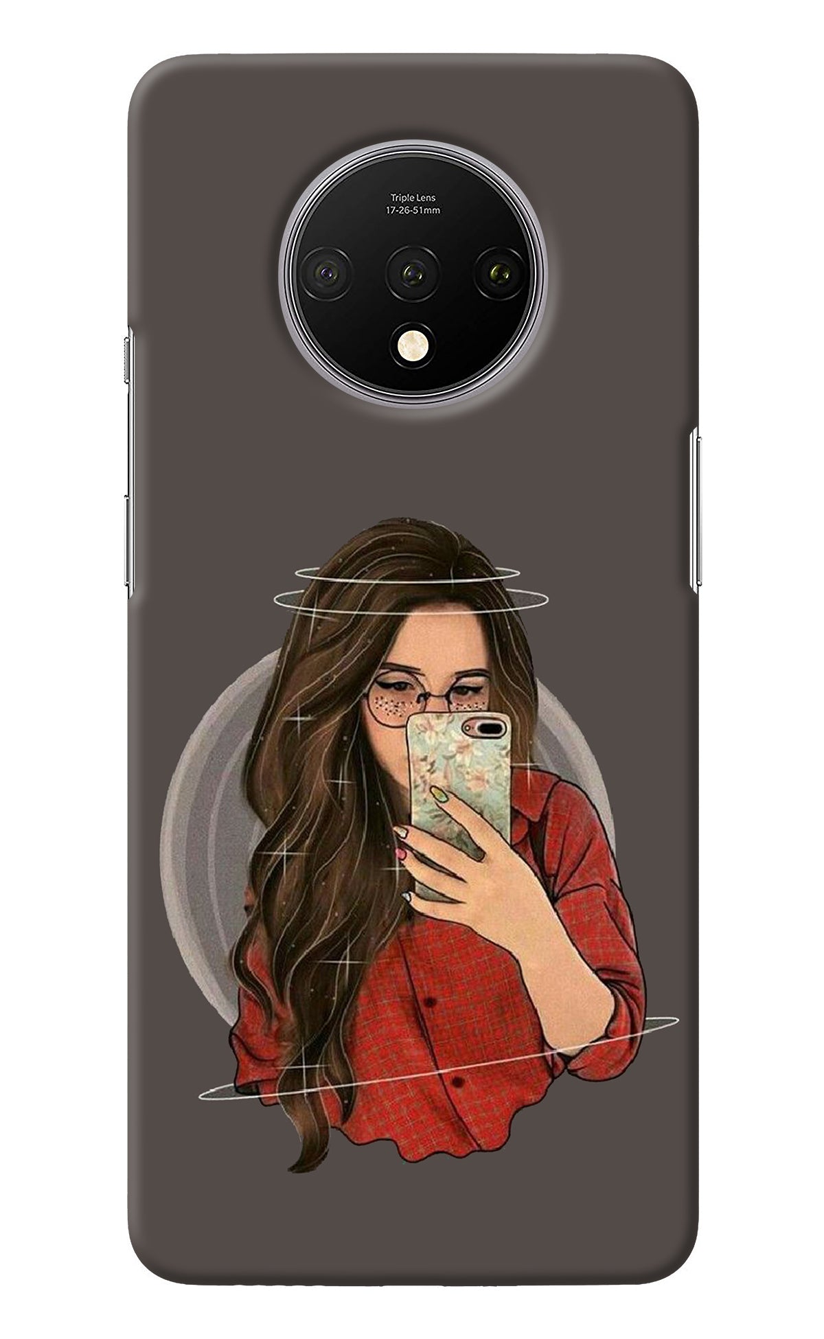 Selfie Queen Oneplus 7T Back Cover