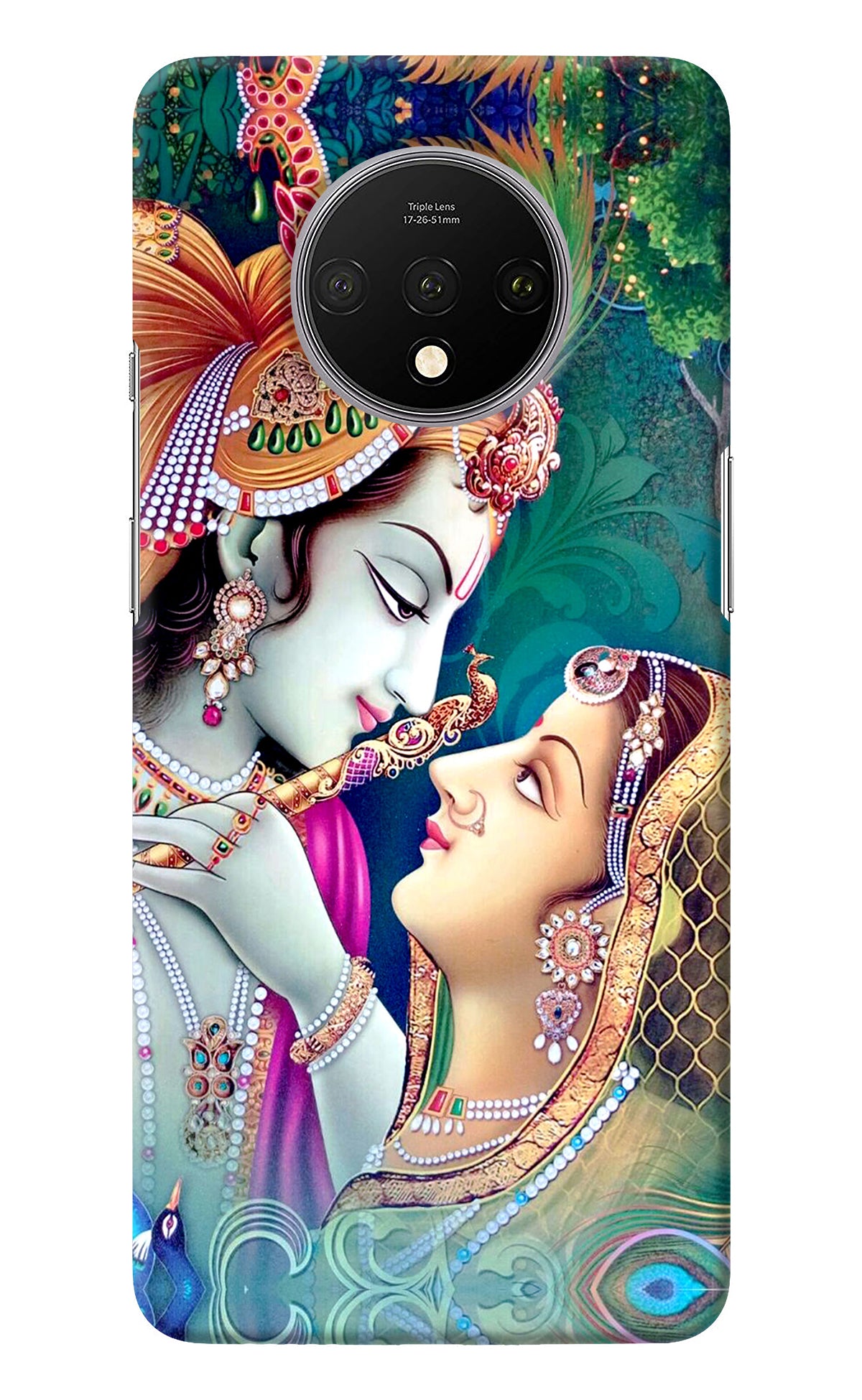 Lord Radha Krishna Oneplus 7T Back Cover