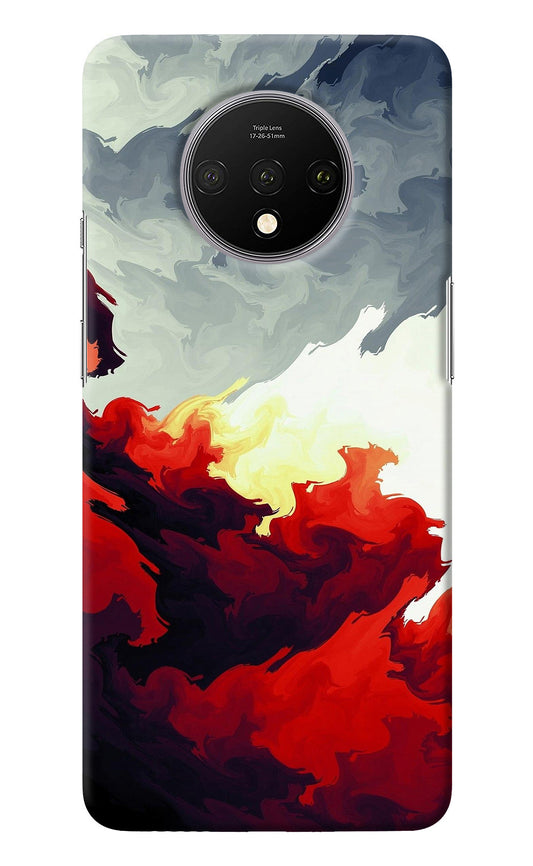 Fire Cloud Oneplus 7T Back Cover