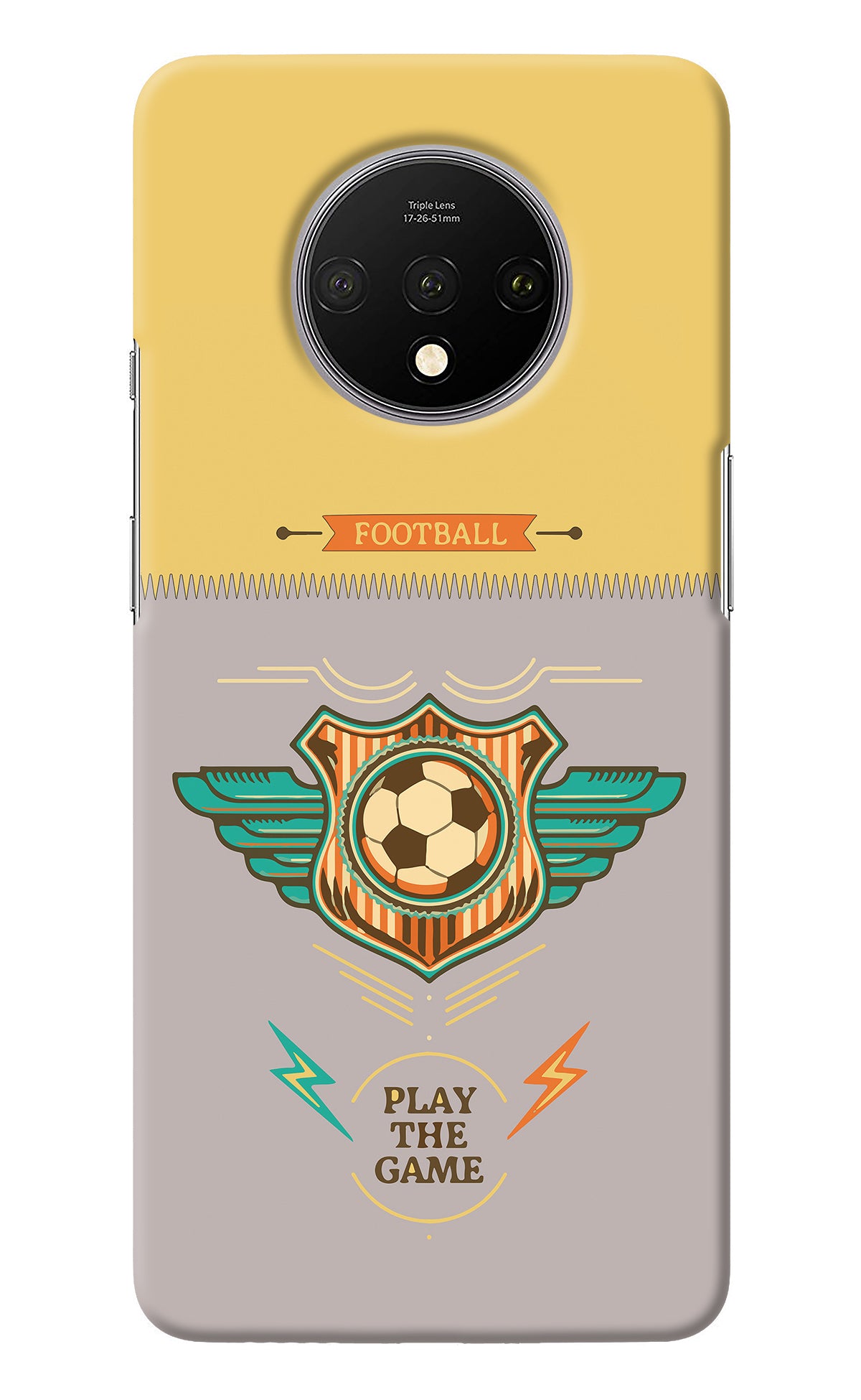 Football Oneplus 7T Back Cover