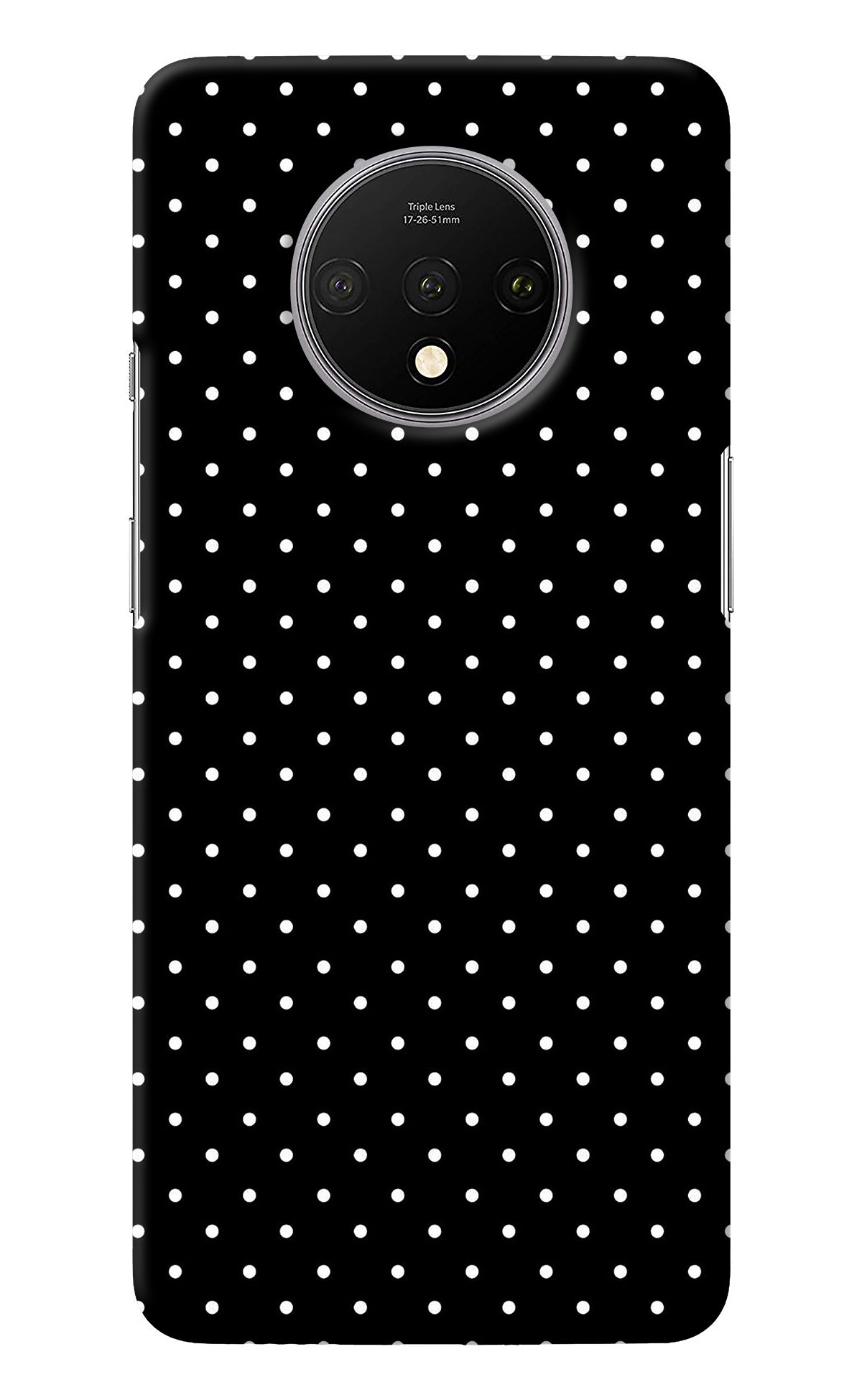 White Dots Oneplus 7T Back Cover