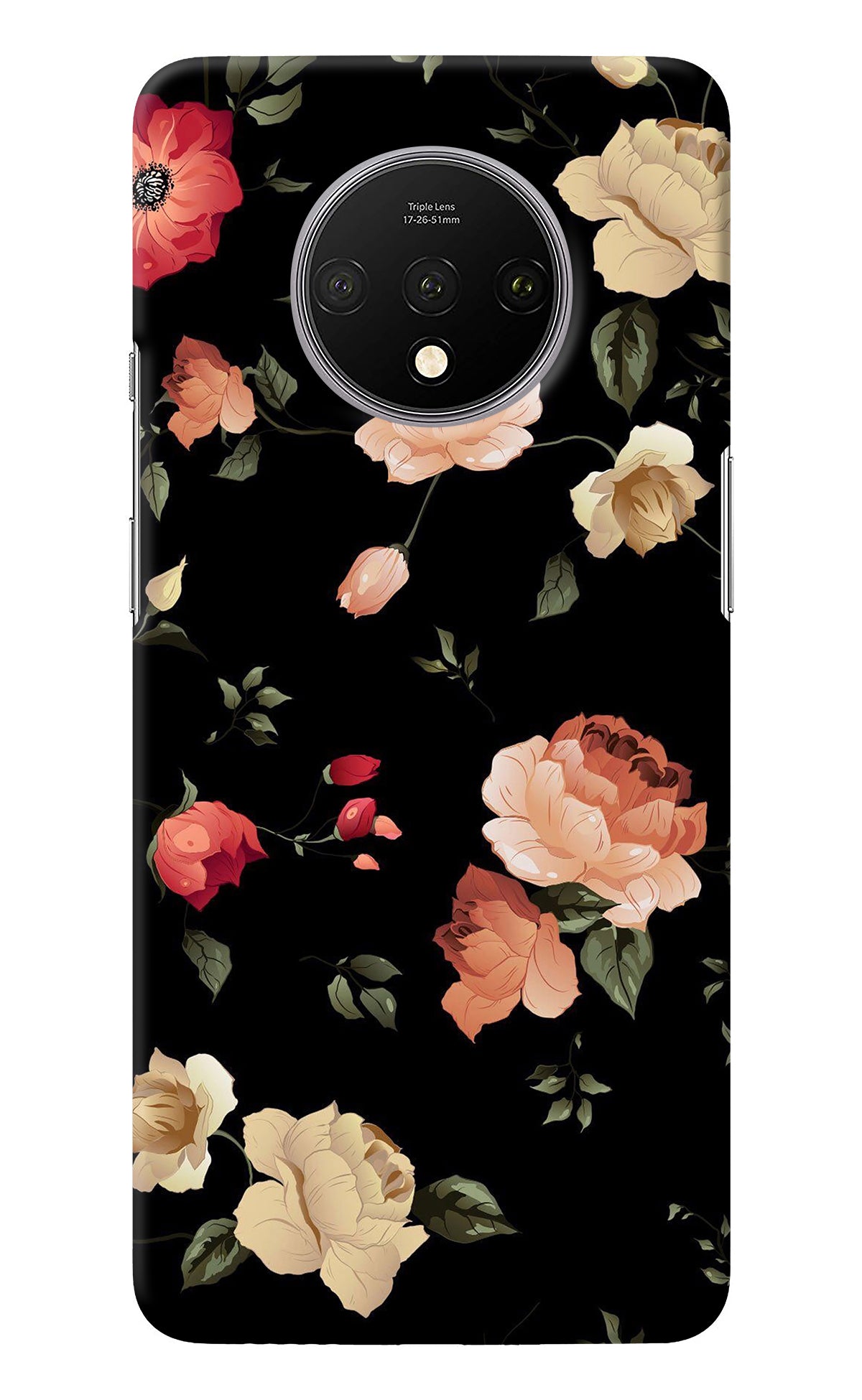 Flowers Oneplus 7T Back Cover