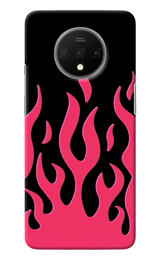 Fire Flames Oneplus 7T Back Cover
