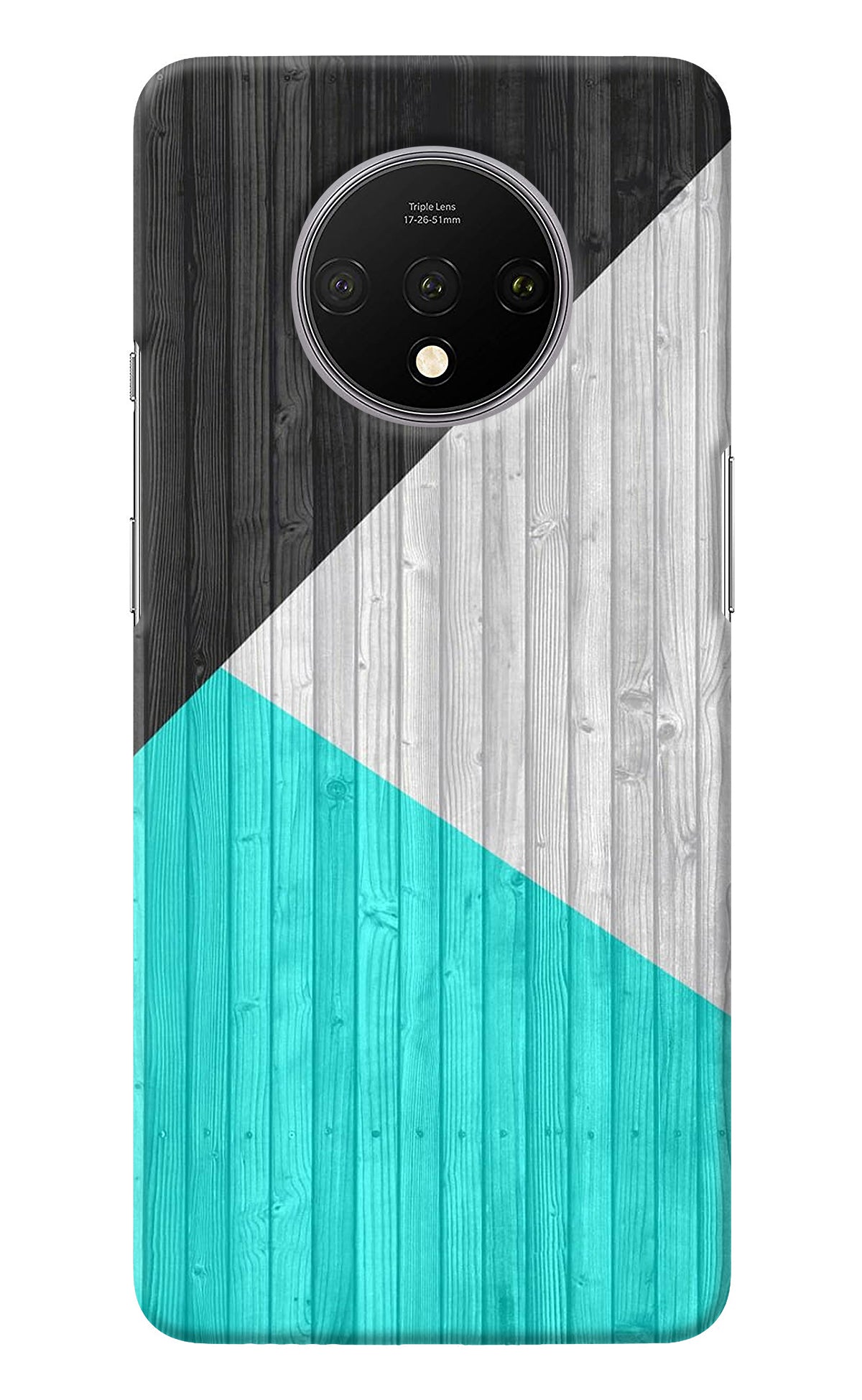 Wooden Abstract Oneplus 7T Back Cover