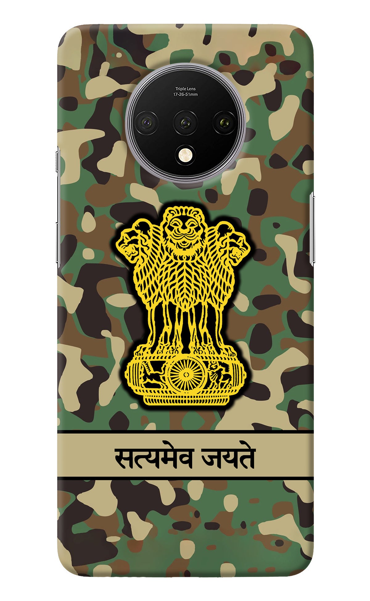 Satyamev Jayate Army Oneplus 7T Back Cover