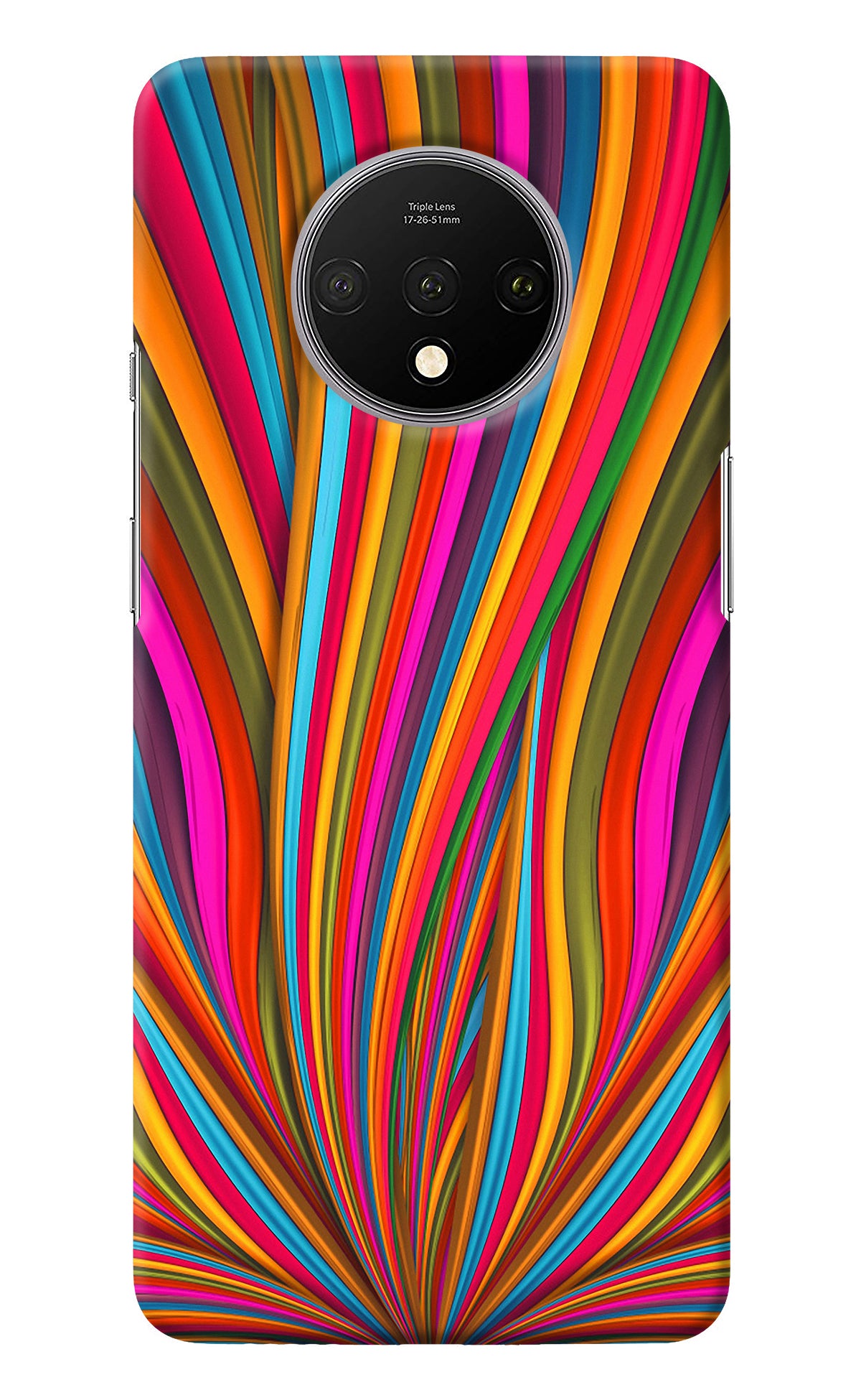 Trippy Wavy Oneplus 7T Back Cover