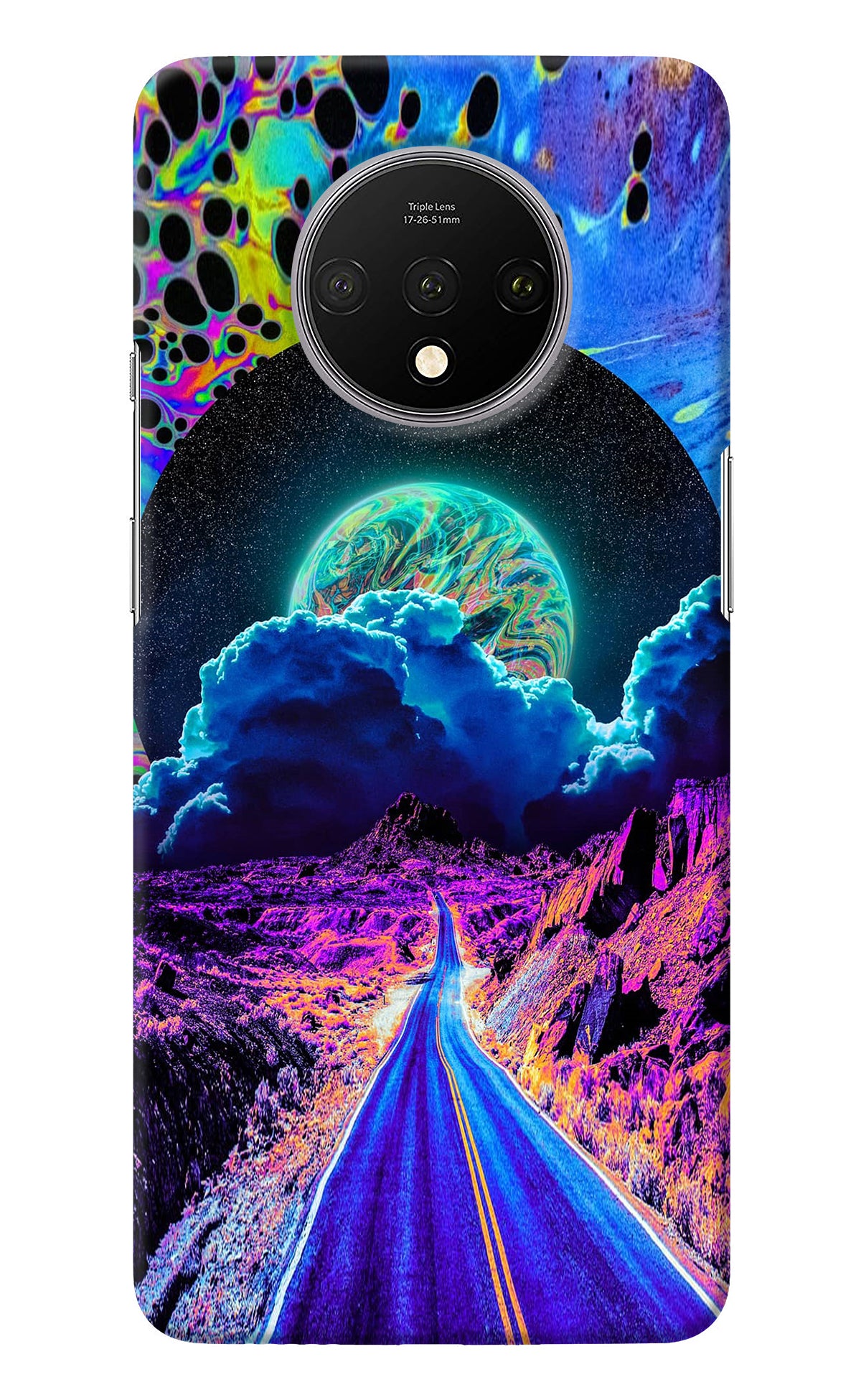 Psychedelic Painting Oneplus 7T Back Cover