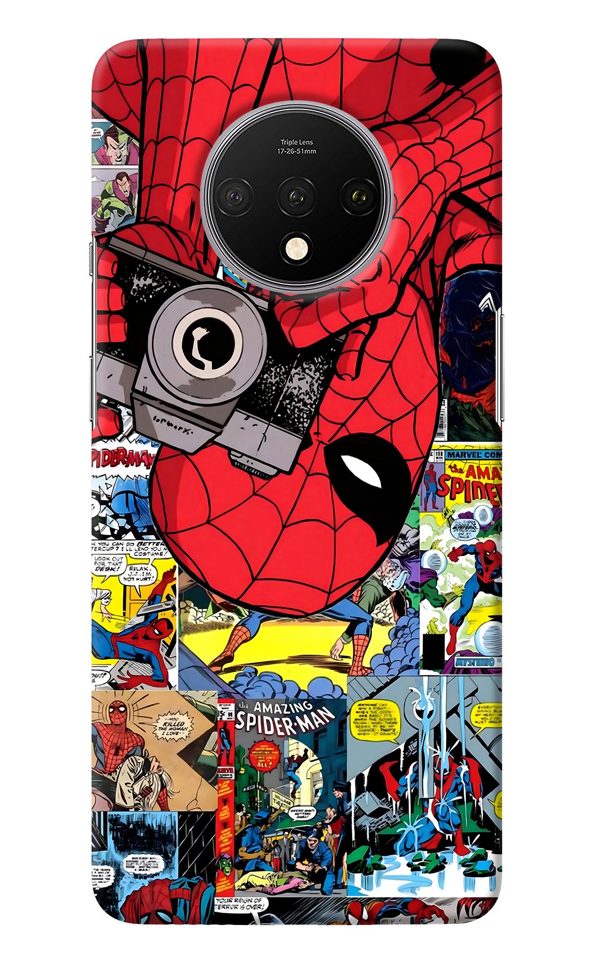 Spider Man Oneplus 7T Back Cover