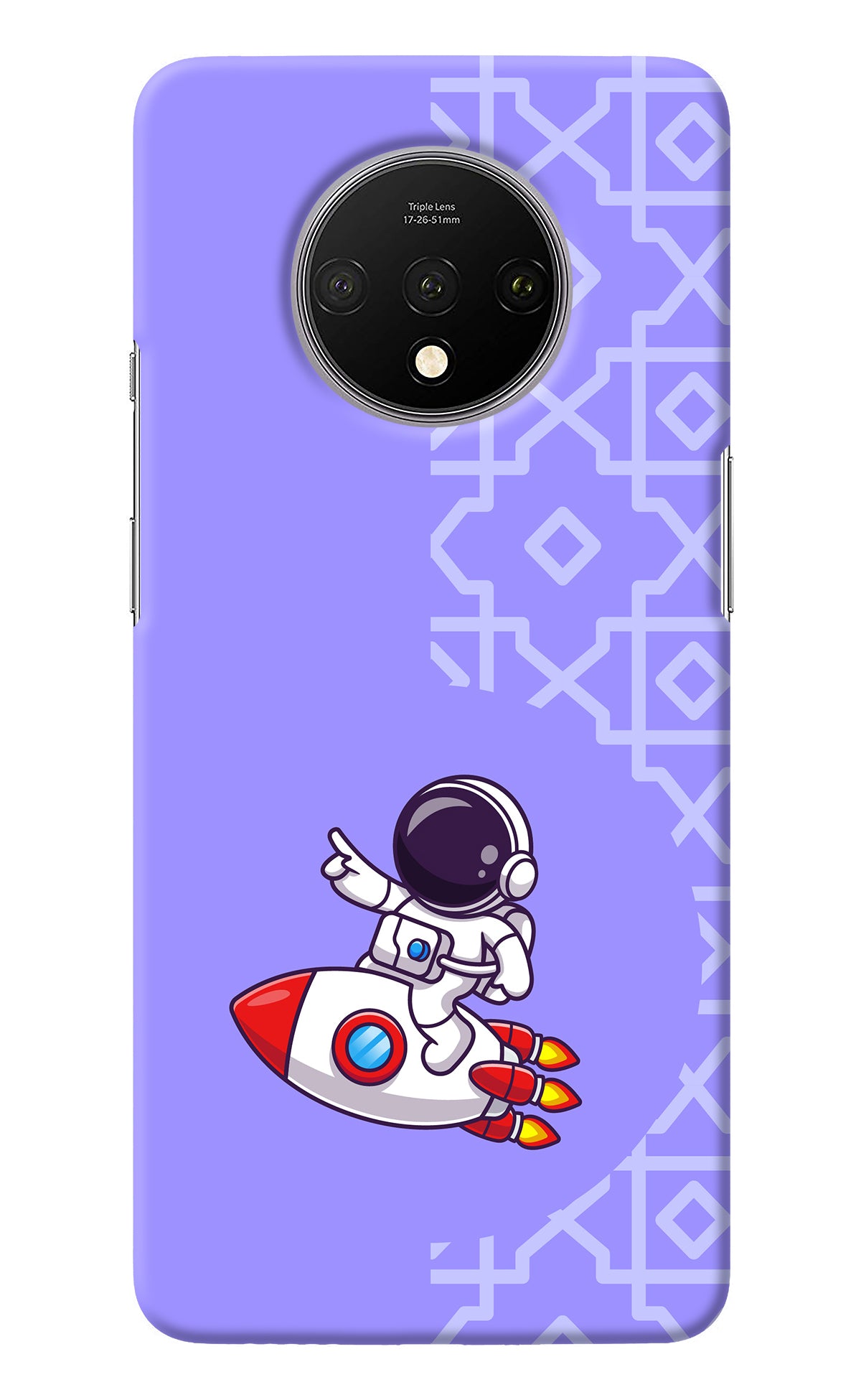 Cute Astronaut Oneplus 7T Back Cover