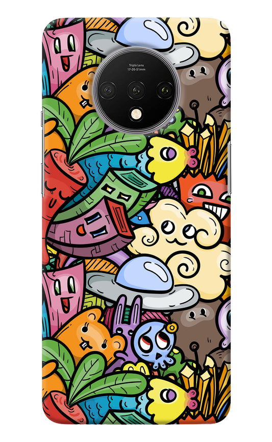 Veggie Doodle Oneplus 7T Back Cover