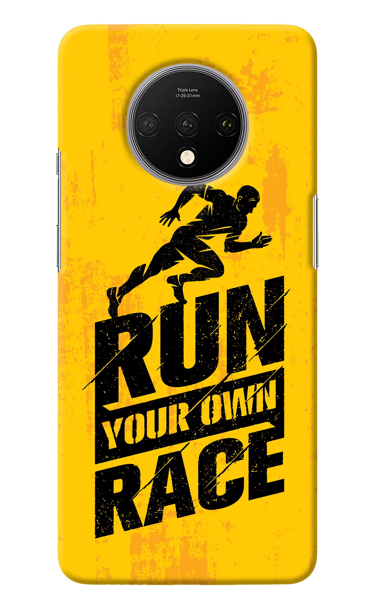 Run Your Own Race Oneplus 7T Back Cover