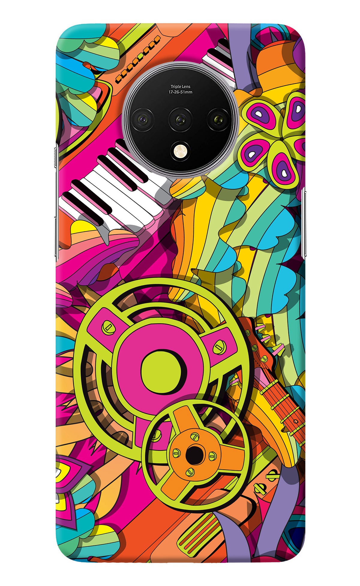 Music Doodle Oneplus 7T Back Cover