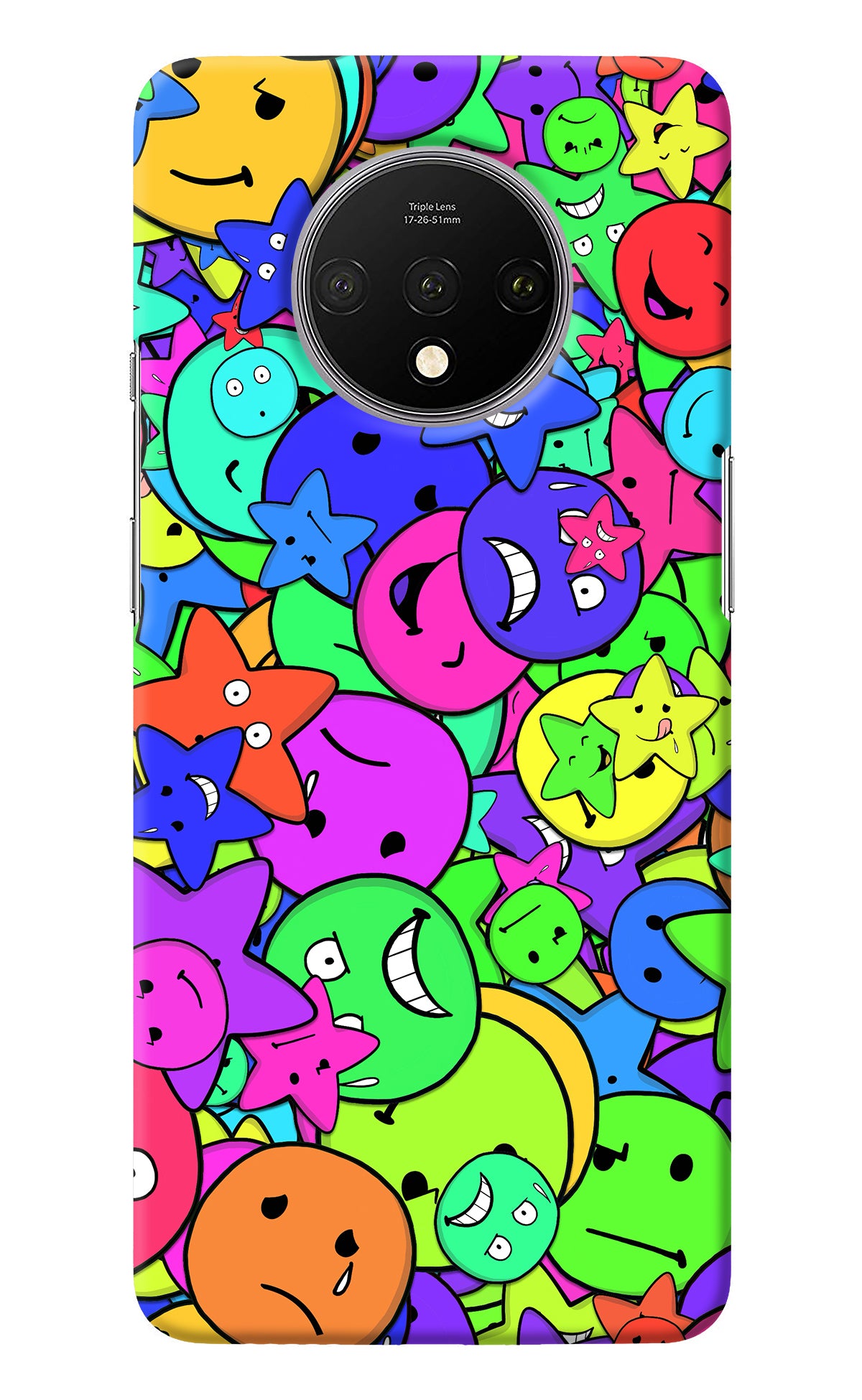 Fun Doodle Oneplus 7T Back Cover