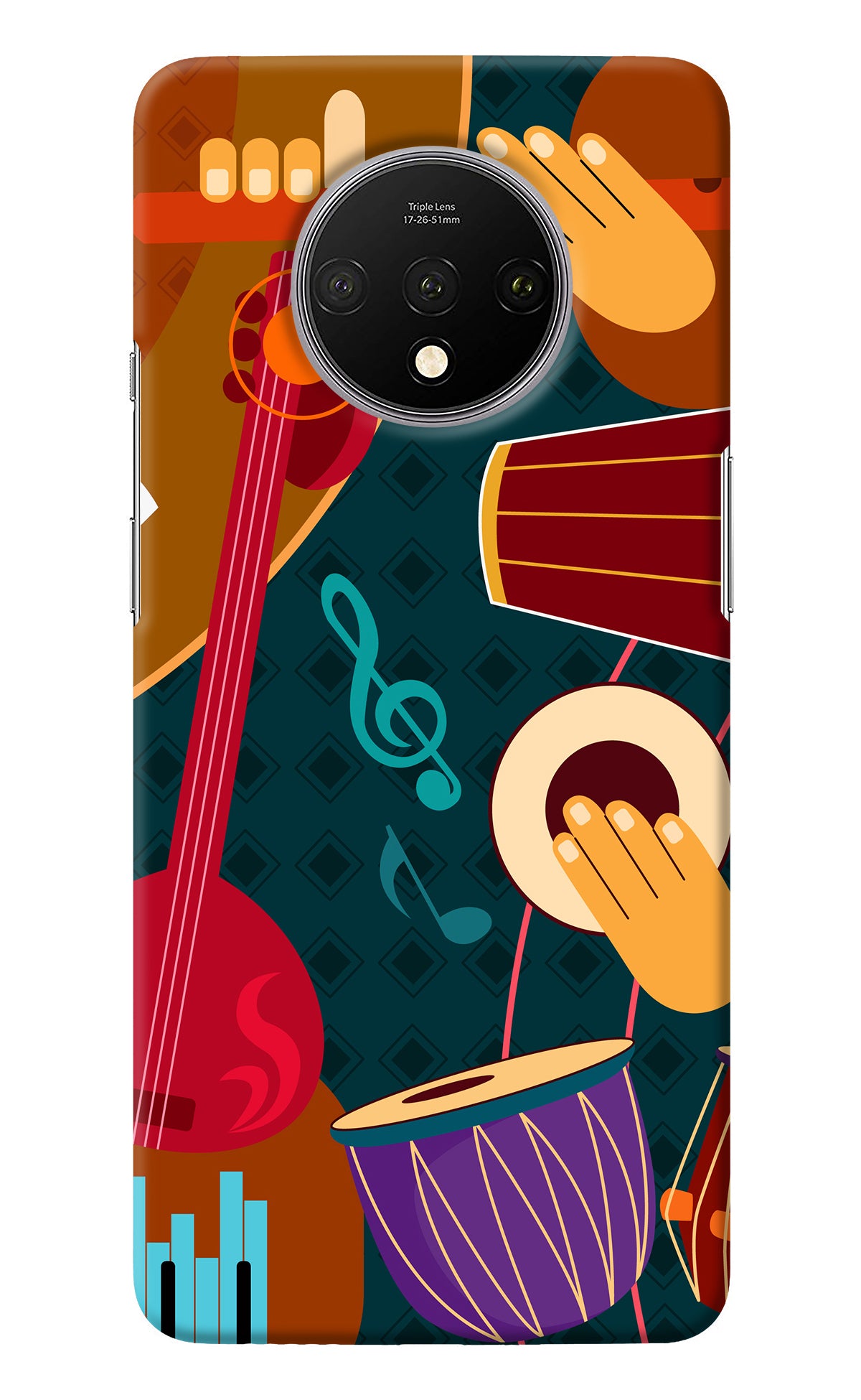 Music Instrument Oneplus 7T Back Cover