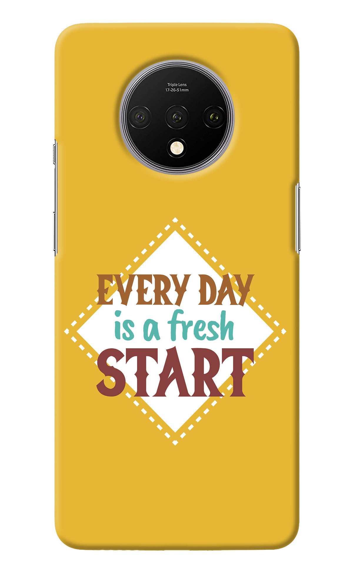 Every day is a Fresh Start Oneplus 7T Back Cover