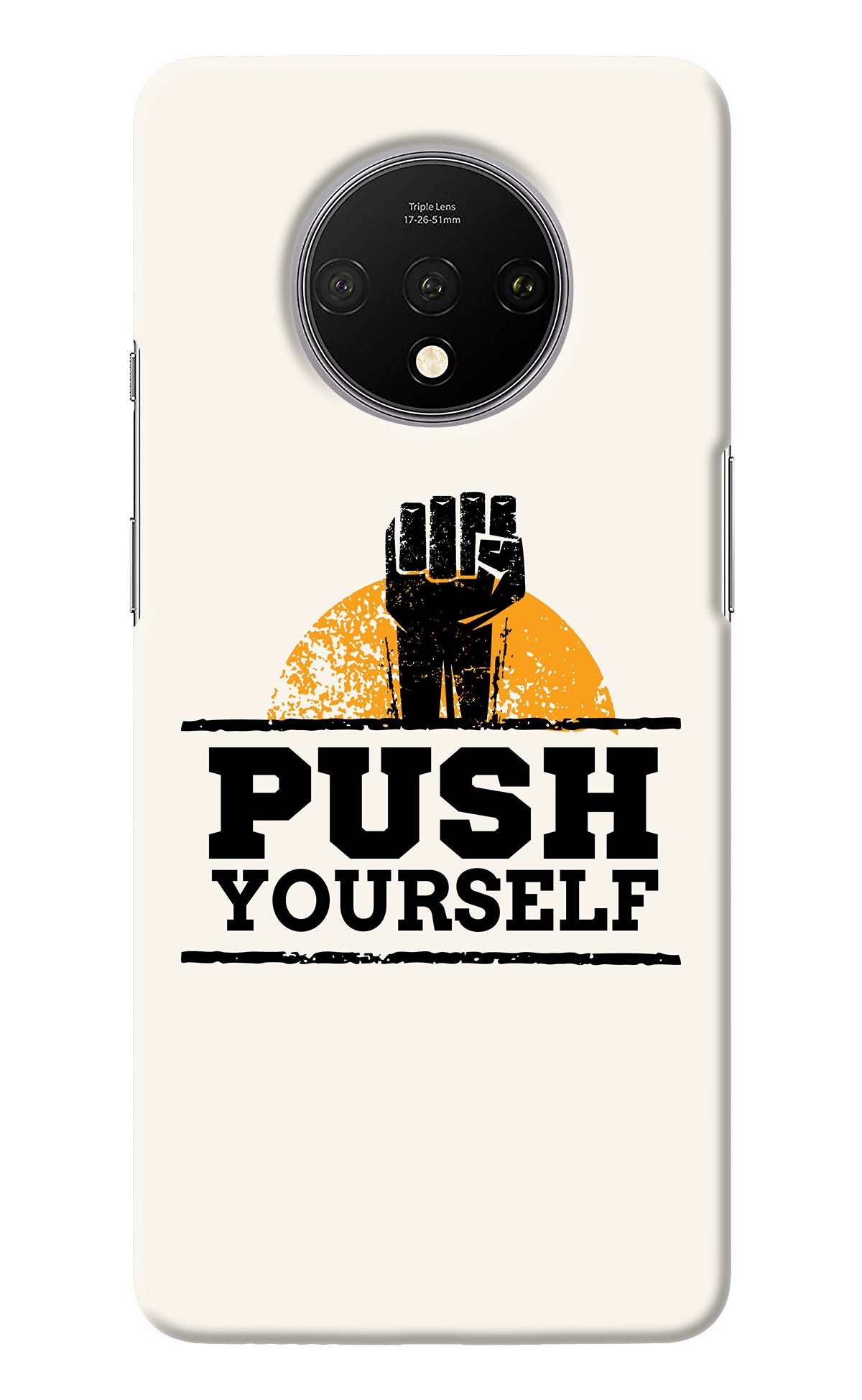 Push Yourself Oneplus 7T Back Cover