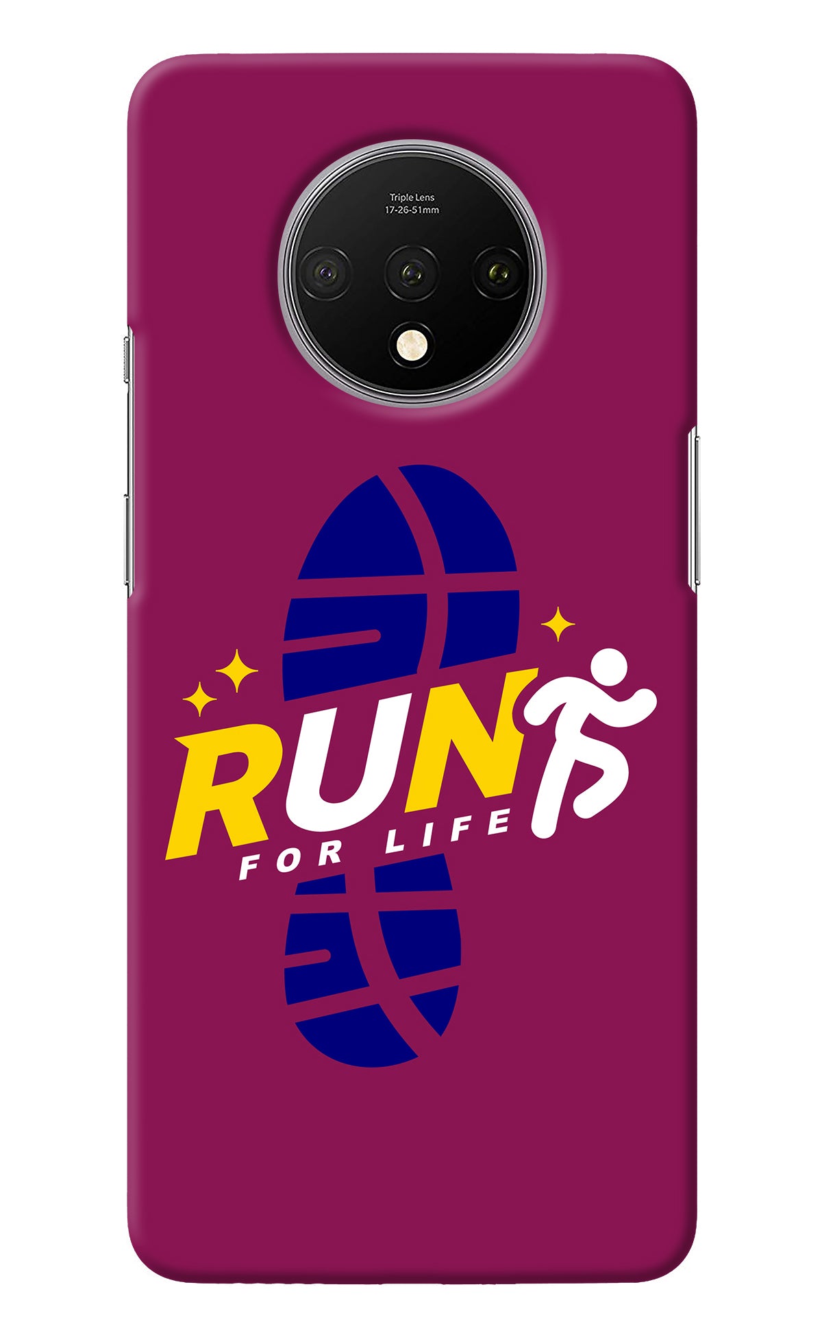 Run for Life Oneplus 7T Back Cover