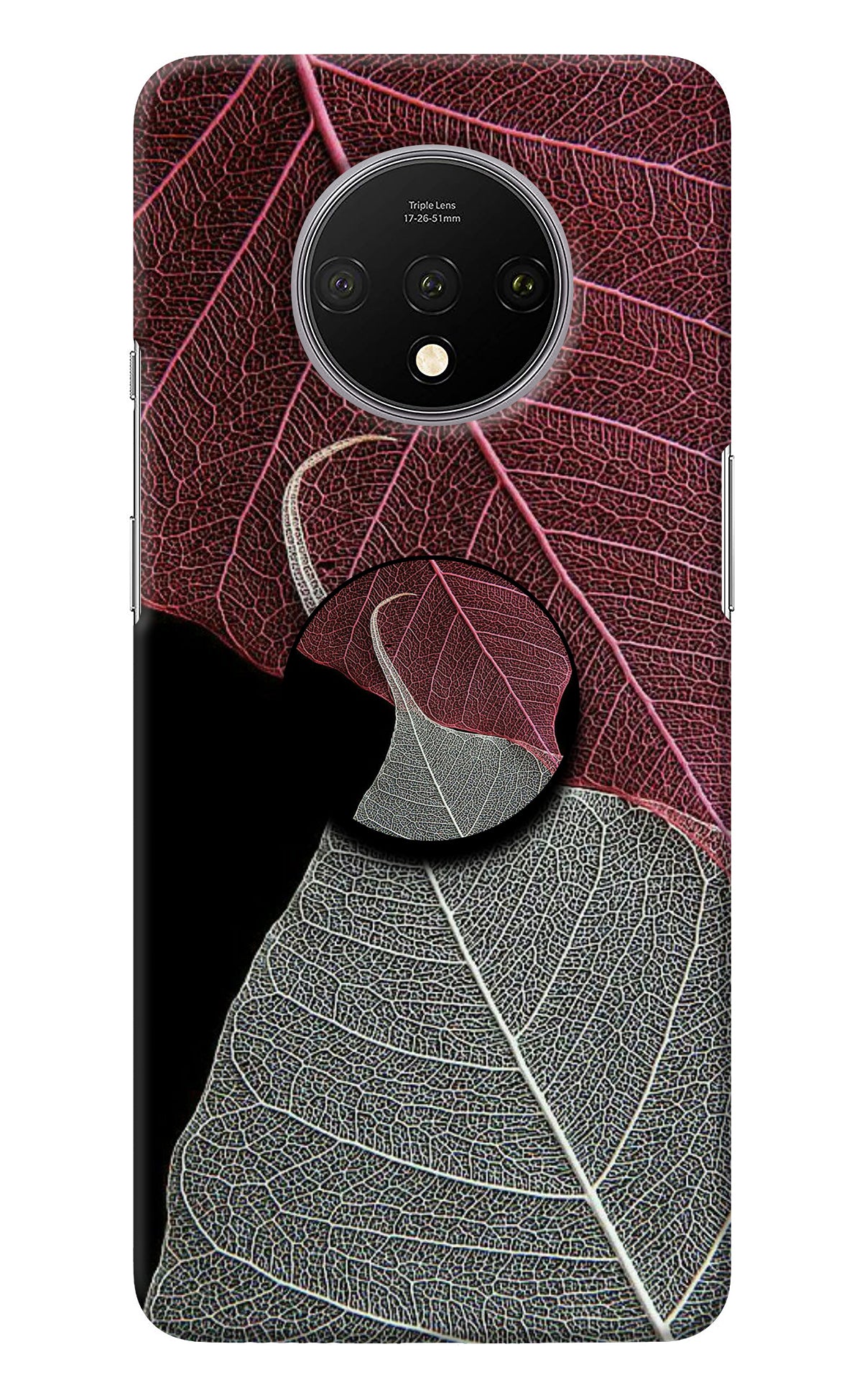 Leaf Pattern Oneplus 7T Pop Case