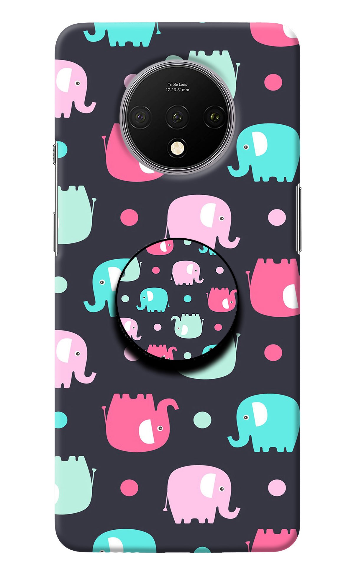 Baby Elephants Oneplus 7T Pop Case