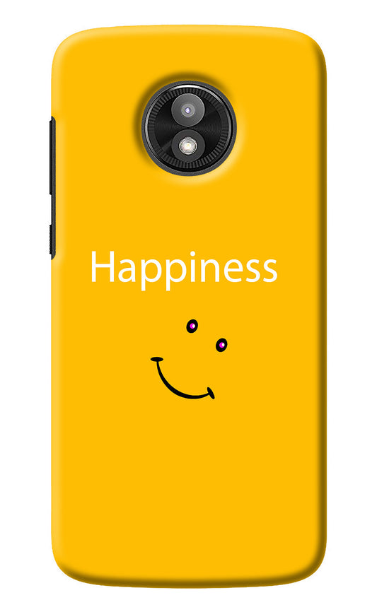 Happiness With Smiley Moto E5 Play Back Cover
