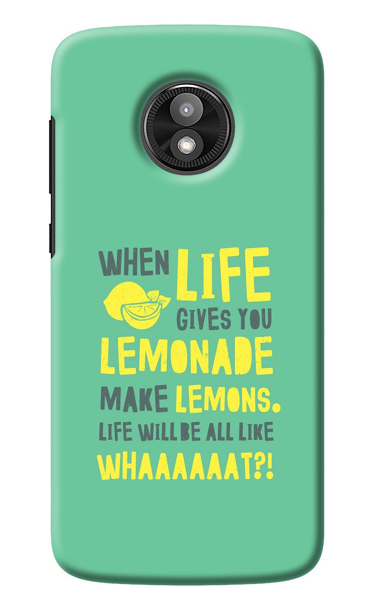 Quote Moto E5 Play Back Cover