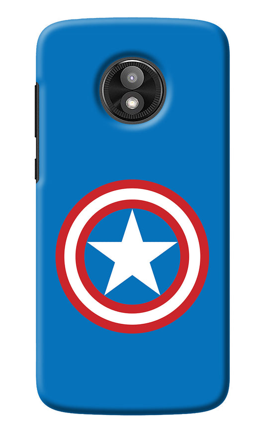 Captain America Logo Moto E5 Play Back Cover