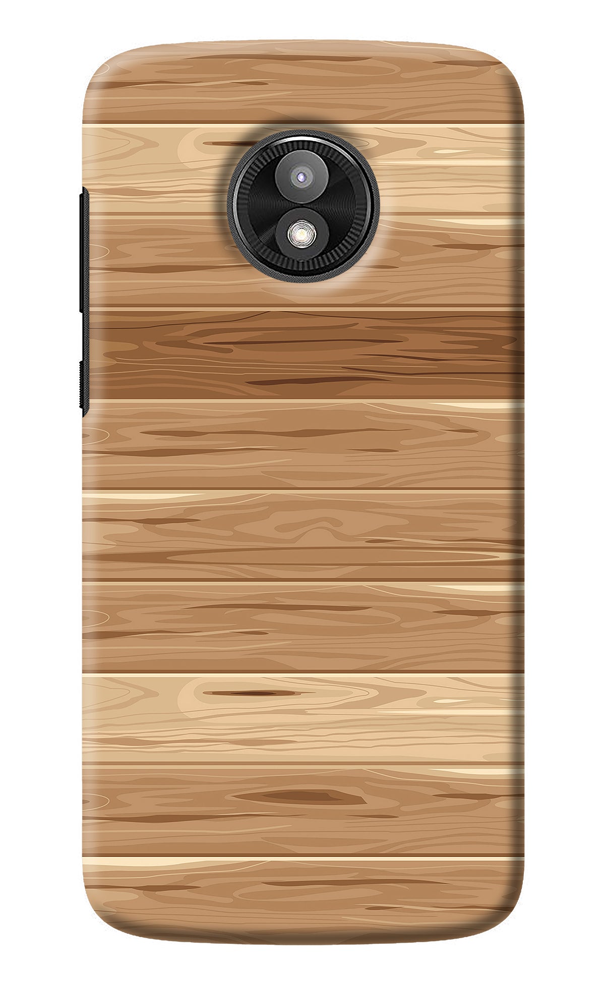 Wooden Vector Moto E5 Play Back Cover