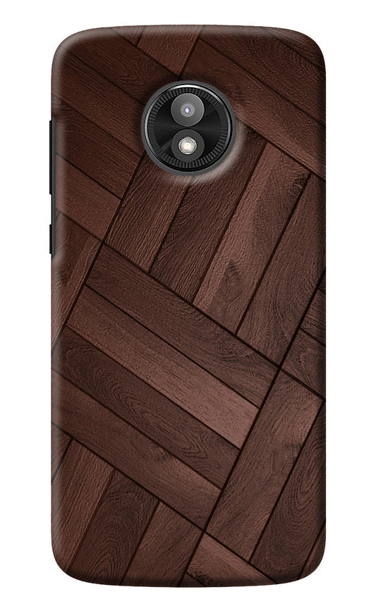 Wooden Texture Design Moto E5 Play Back Cover