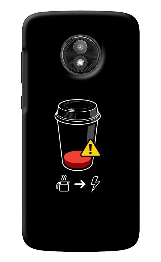 Coffee Moto E5 Play Back Cover