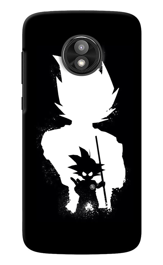 Goku Shadow Moto E5 Play Back Cover