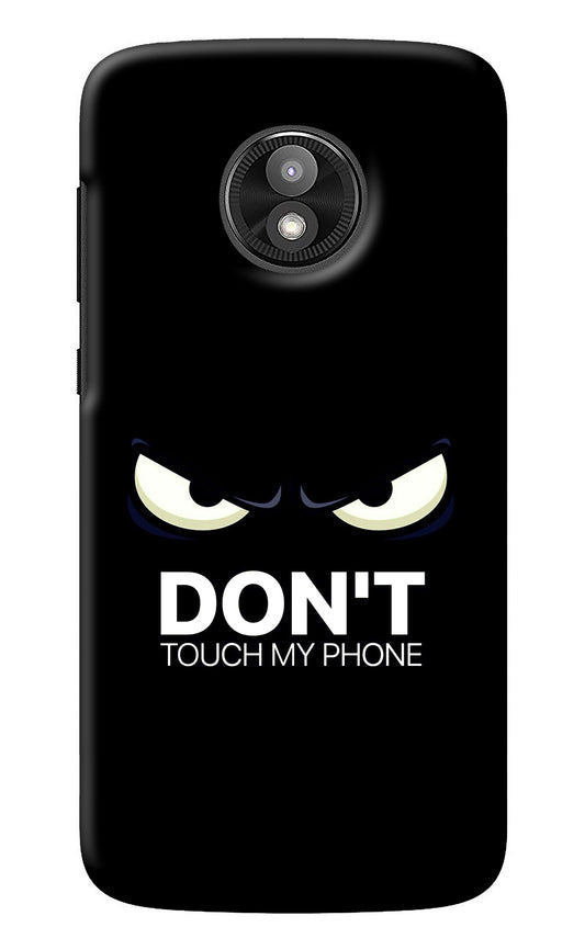 Don'T Touch My Phone Moto E5 Play Back Cover
