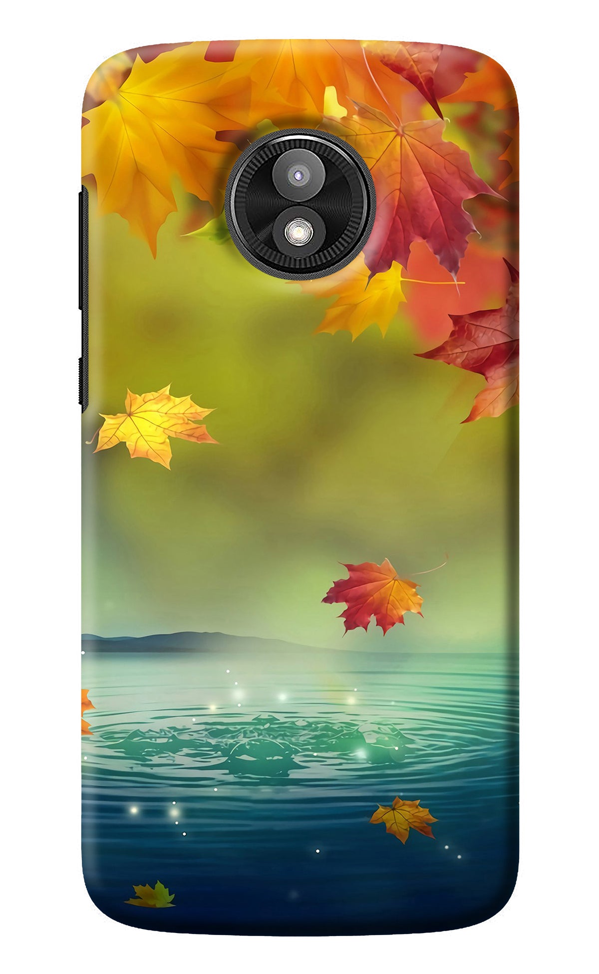 Flowers Moto E5 Play Back Cover