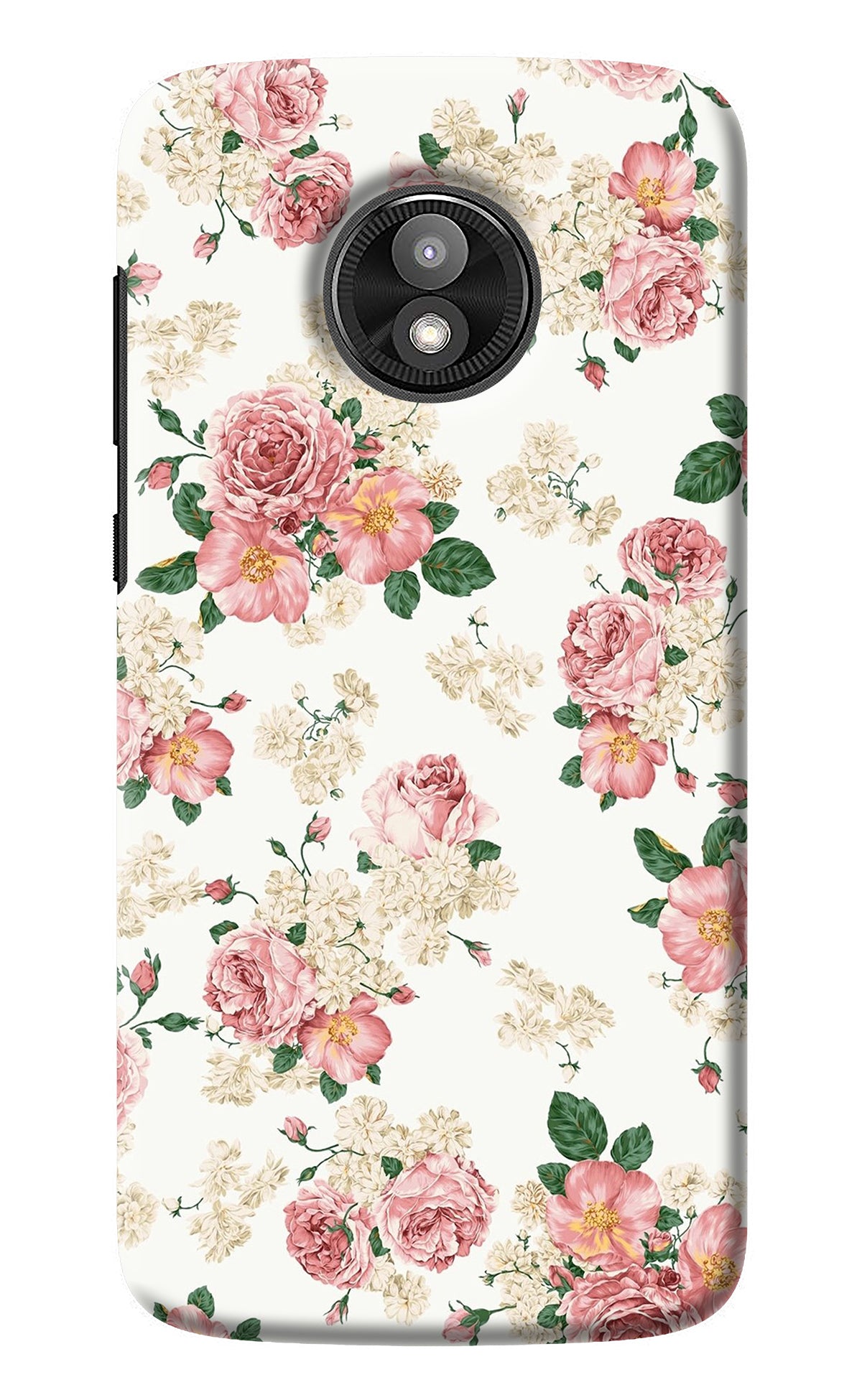 Flowers Moto E5 Play Back Cover