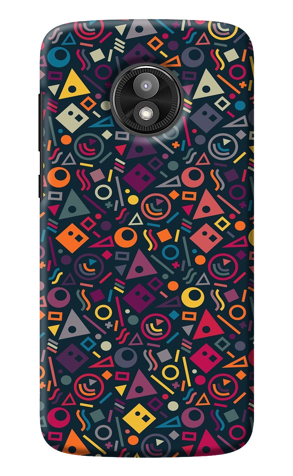 Geometric Abstract Moto E5 Play Back Cover